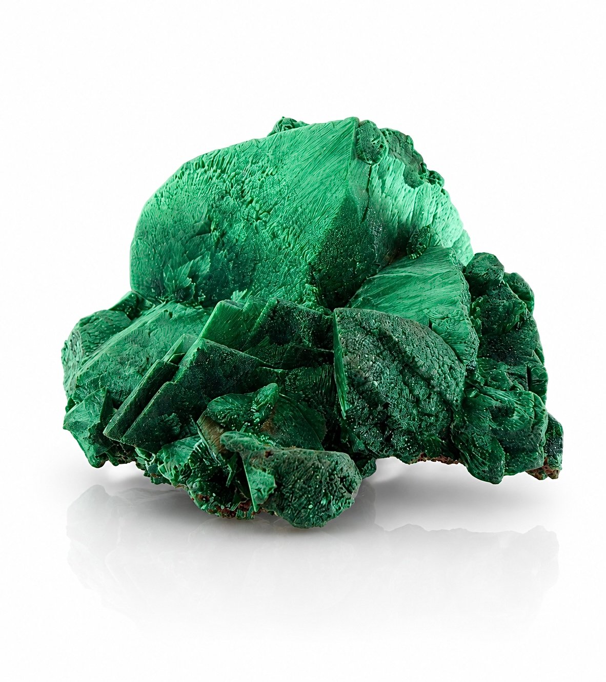 Malachite pseudomorphose after Azurite